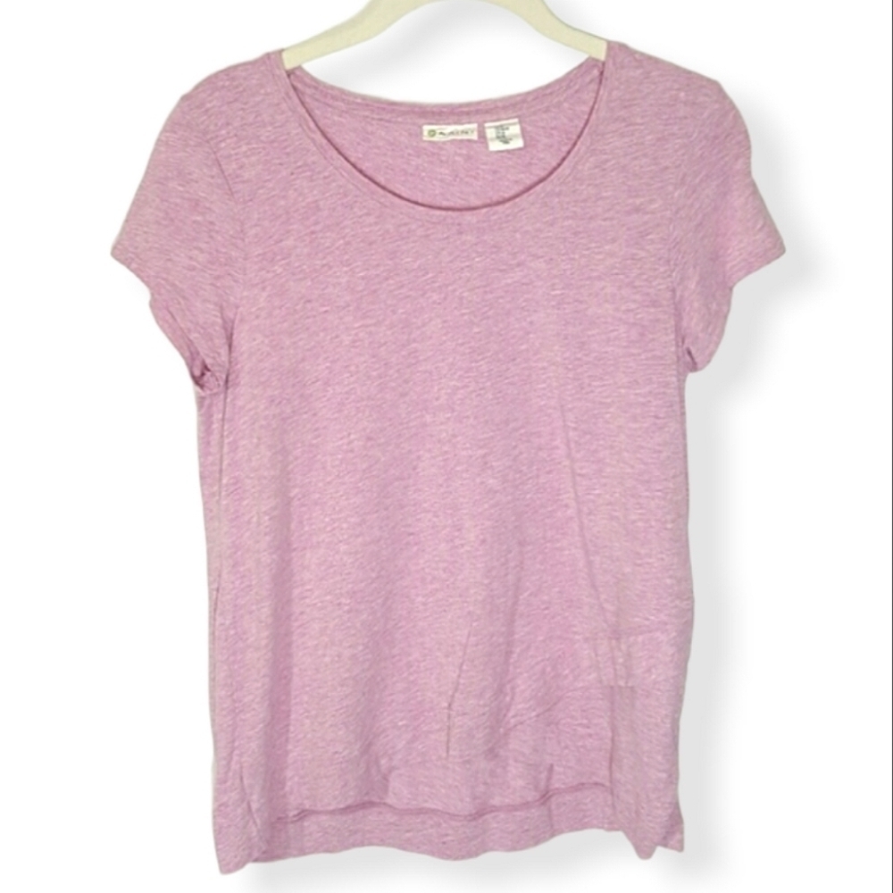 Akini Cross Front Hem Tee Shirt Sz Medium